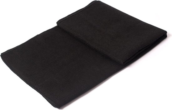 Yoga handdoek antislip zwart - Lotus van Lotus