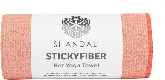 Yoga Handdoek - Fitness Doek - Anti Slip - Super Absorberend - 24 x 72 inch - Lotus Roze