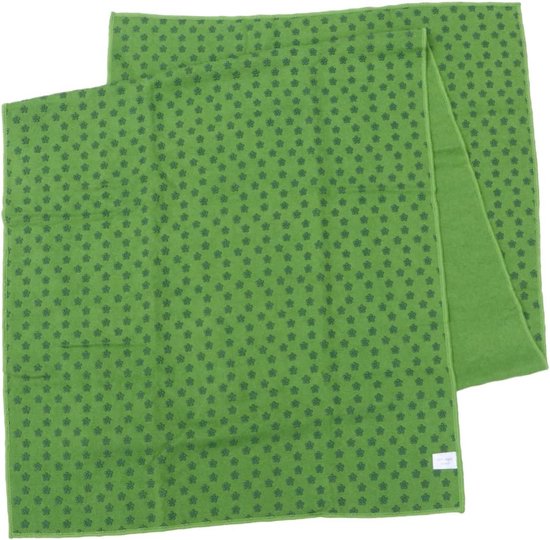 Yoga Handdoek - Oefendeken Fitness - Hygiënisch Trainen - Antislip PVC Deeltjes - 183x61cm - Groen