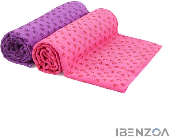 Yoga Handdoek - Sneldrogend - Antislip - Extra Lang van Adidas
