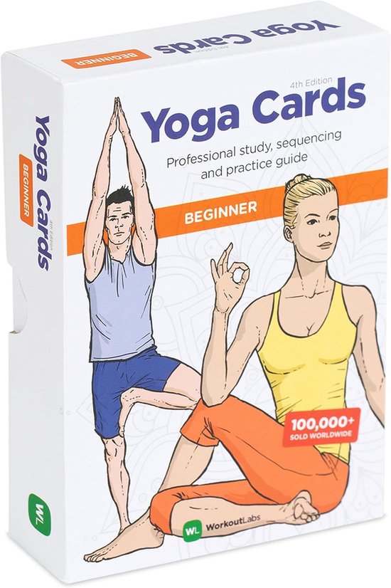 Yoga Kaarten - Oefengids Flashkaarten - Thuis Oefenen - Visuele Studie - 12.7 x 8.9 cm