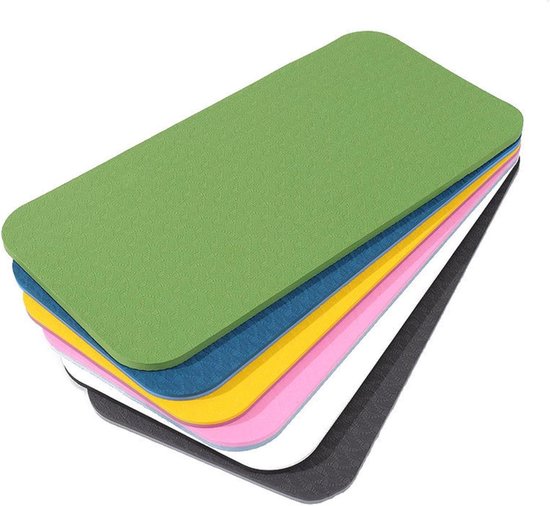 Yoga Knee Mat, Yoga Knee Support, Thick Non-Slip Yoga Elbow Pad, TPE Foam Yoga Mat, Non-Slip Scale Pad Provides Cushion