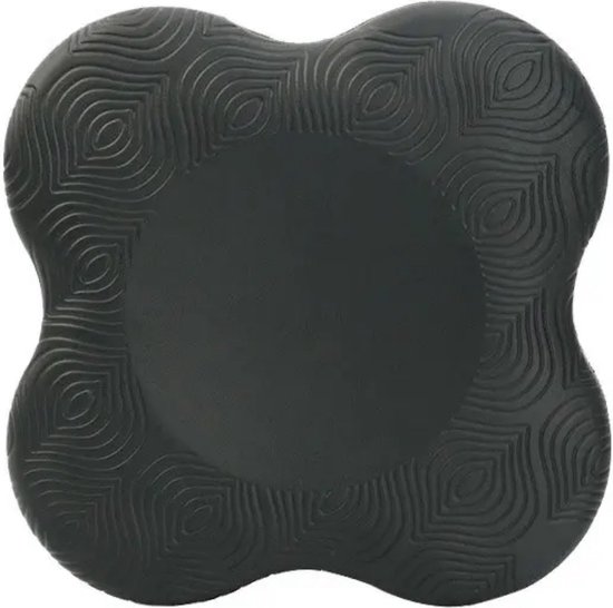 Yoga Knie Kussen - Kniemat - Kussen - Knee Pads - Kniestukken - Kniebeschermers - Sport - Fitness - Workout - Pilates - Zwart - ATHLIX van Merkloos