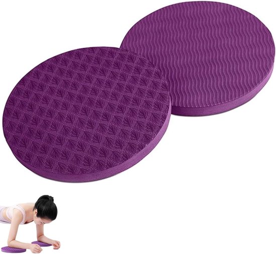 Yoga Knie Pads - 2pcs Yoga Balance Mat Knie Pads - Yoga Bolsters Workout Elbow Pad - Anti-slip Foam Support Kussens - Balance Pad voor Vrouwen - Multifunctionele Yoga Knie Pad van Merkloos