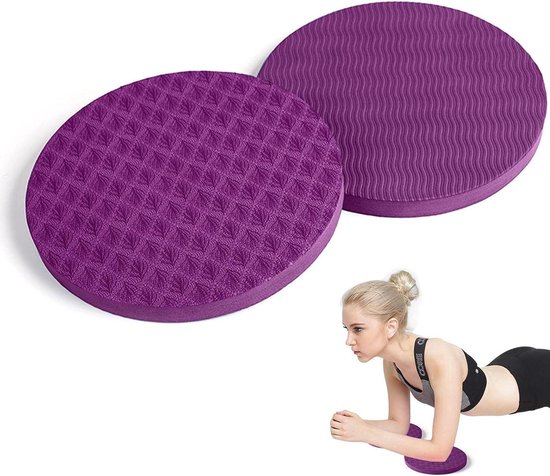 Yoga-kniebeschermers - Set van 2 stuks - Kniekussen voor yoga - Bescherming voor handen, polsen en ellebogen van Aoyar