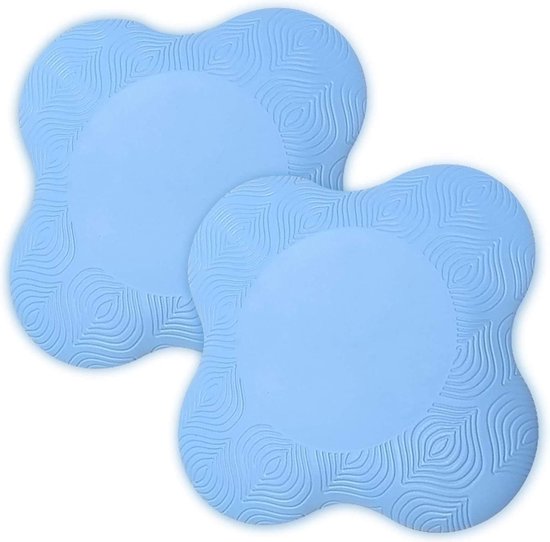 Yoga kniekussen, set van 2 dikke yoga kniebeschermers, antislip kniebeschermers voor yoga, pilates, fitnessdoeleinden, 20 x 20 x 2 cm van Florensi