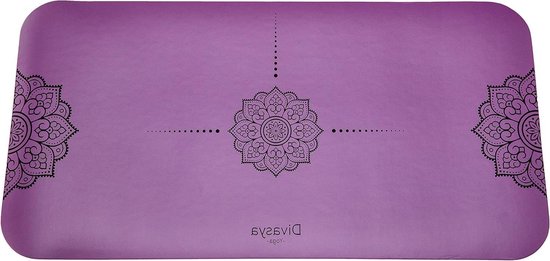 Yoga Kniepad - Kussen Ellebogen - Oefeningen Ondersteunen - Extra Dikke Demping - 64 x 33 cm - Lila