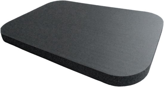 Yoga Kussen Pads - Workout Kniemat - Pijnvrije Gewrichten - Schuim Hoge Dichtheid - 29x19cm - Zwart