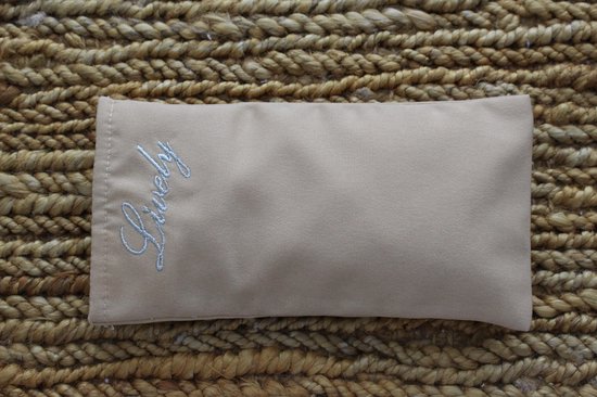 Yoga lavendel oogkussen-yoga kussens- yoga props- beige