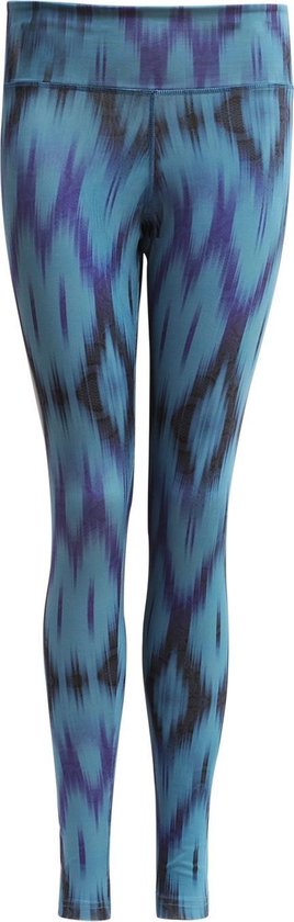 Yoga-legging "Devi" - Ikat aqua XS Loungewear broek YOGISTAR van YOGISTAR