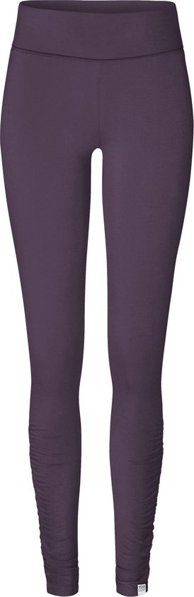 Yoga-Leggings rolldown "ala" - elderberry L Loungewear broek YOGISTAR van YOGISTAR