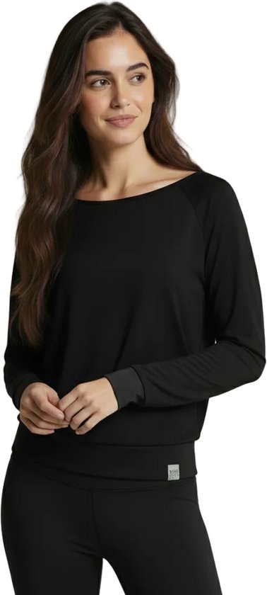 Yoga-Longsleeve "ala" - black