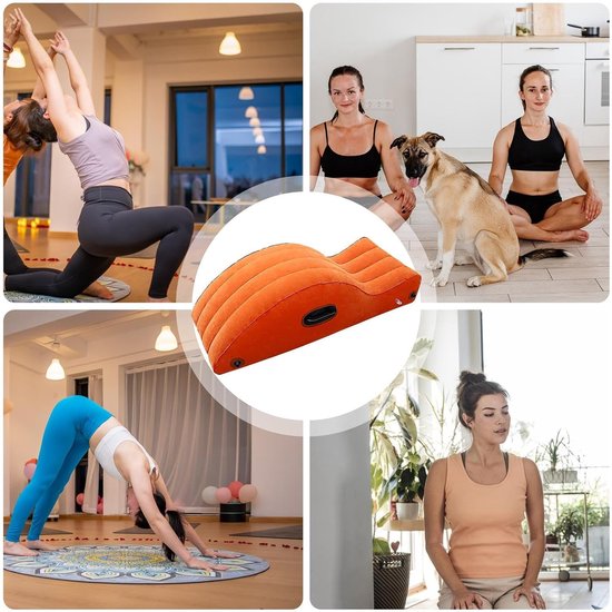 Yoga Lounge Stoel - Pilates Bank - Ontspannen Thuis - Ergonomisch Comfort - Compact Opvouwbaar - Meerkleurig