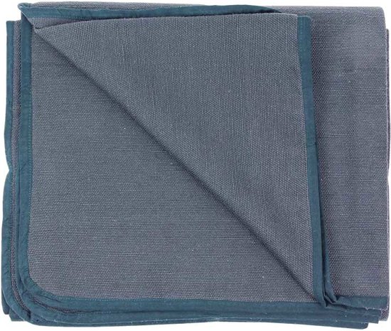 Yoga-Mad - Handgeweven Katoenen Deken - Grijs van Yoga-Mad