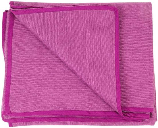Yoga-Mad - Handgeweven Katoenen Deken – Paars van Yoga-Mad