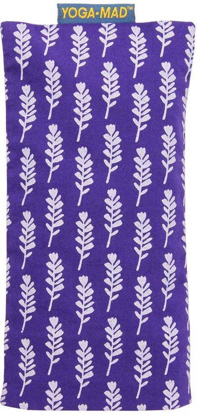 Yoga-Mad - Organisch Katoenen Oogkussentje - Patroon - Paars van Yoga-Mad