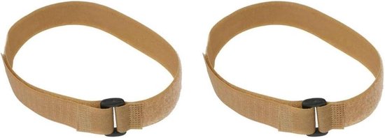 Yoga Mat Band - Matriem Houder - Mat Opbergen - Zelfklevend Ontwerp - 50cm - Khaki