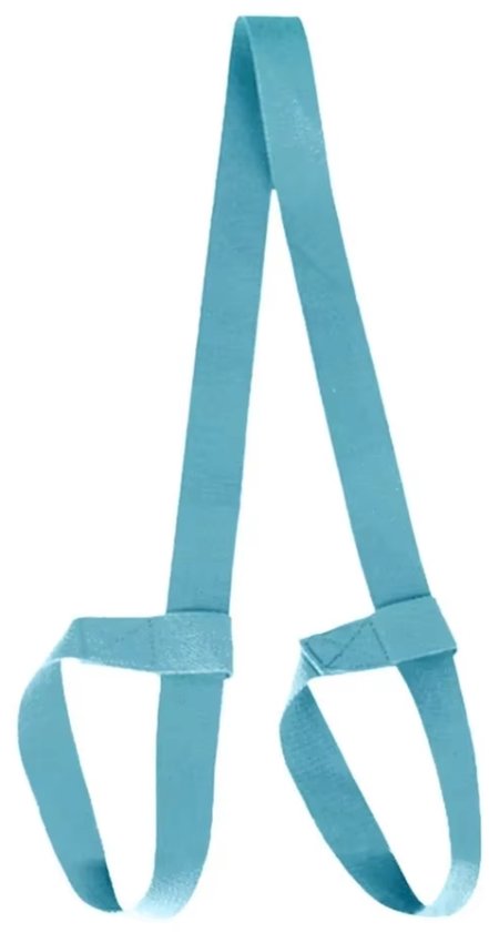 Yoga Mat - Draagriem - Voor Extra Dikke Mat - Draagband - Hengsel voor Yoga mat - Blauw