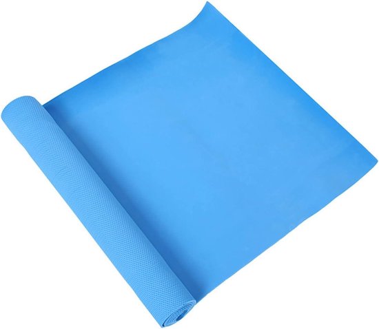 Yoga Mat - Fitness Decken - Sport Oefeningen - Antislip EVA Materiaal - 173x60cm - Blauw