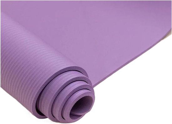 Yoga Mat - Fitness Mat Pilates Mat - Thuis Sporten - Extra Breed Ontwerp - 183 x 61 cm - Paars