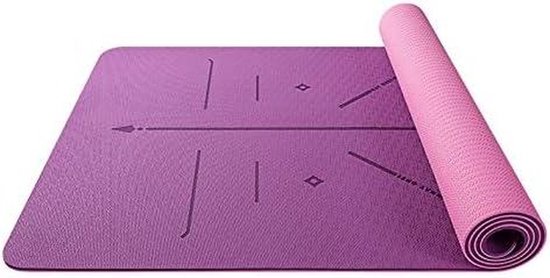 Yoga Mat - Fitness Mat Pilates - Sporten Thuis - Milieuvriendelijk Materiaal - 183x80cm - Groen