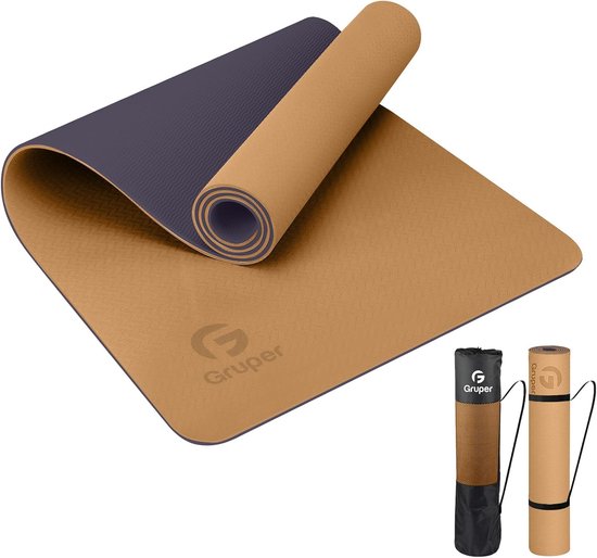 Yoga Mat - Fitness Mat - Sporten en Ontspannen - Eco-vriendelijk TPE Materiaal - 183 x 61 cm
