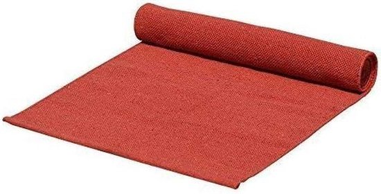 Yoga Mat - Fitness Onderlegger - Sport Beoefenen - Groot Vakmanschap - 26.4 x 73.2 Inch - Rood