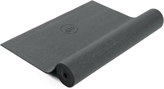 Yoga Mat - Fitness Onderlegger - Sport Beoefenen - Huidvriendelijk Getest - 183 x 60 cm - Antraciet