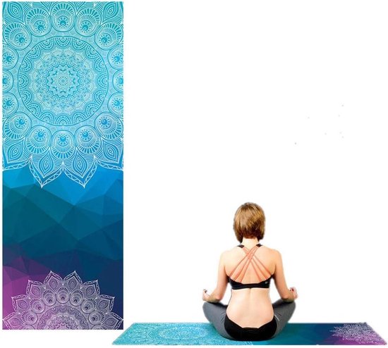 Yoga Mat Handdoek - Antislip Handdoek - Hot Yoga Beoefenen - Super Absorberend Microvezel - 183x63 cm - Meerdere Kleuren