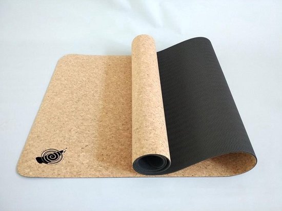 Yoga mat met kurk, lig nu heel natuurlijk