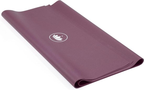 Yoga mat opvouwbare ARISE Travel yogamat - gemaakt in Spanje - dun en gemakkelijk opvouwbaar - ecologische reismat - 100% natuurlijk rubber - professionele yogamat - 185 x 65 x 013 cm. van Lotuscrafts