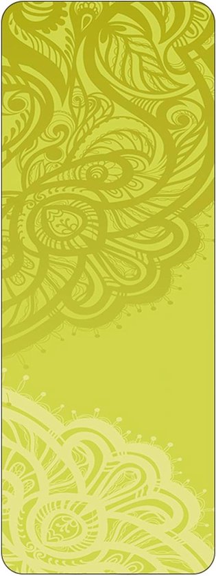 Yoga Mat - Pilates Oefenmat - Fitness Thuis - Ultra Dun - 183 x 68 cm - Groen