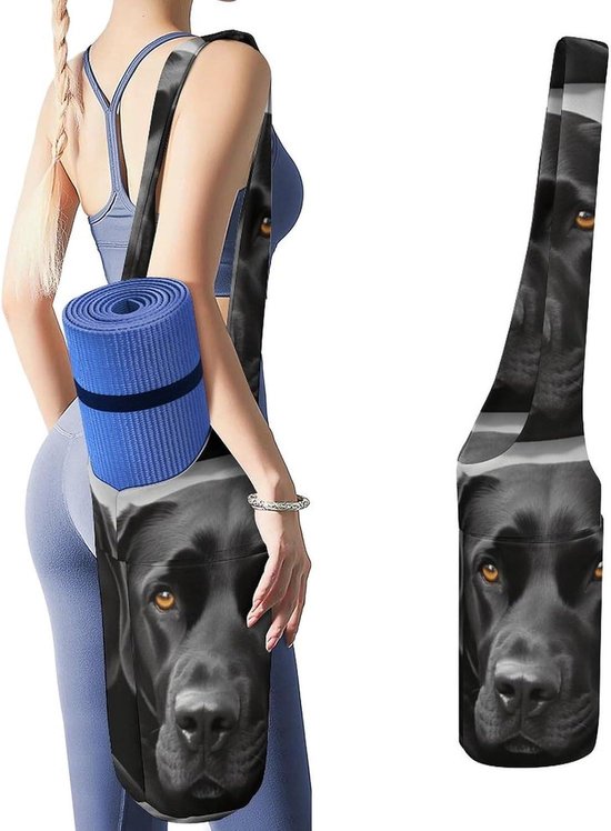 Yoga Mat Tas - Draagtas Yogamat - Yoga Accessoires Opbergen - Grote Zijvakken - 91x40cm - Stijl