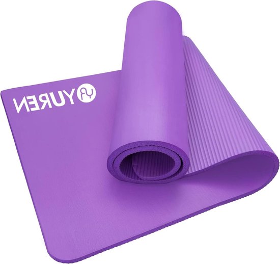 Yoga Mat Thick 183×61cm 15mm Dik NBR Exercise Mat Antislip Gymnastiekmat for Yoga Pilate Gym Mat - Blauw yoga handdoek antislip van Merkloos