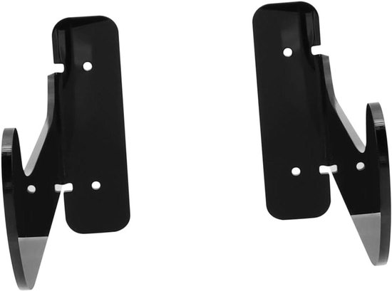 Yoga Mat Wandrek - Mat Houder - Yoga Opbergen - Ruimtebesparend Ontwerp - 22.4x11.5cm - Zwart