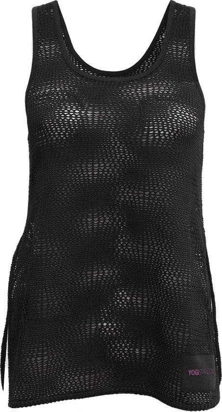 Yoga-Mesh-Top "Roma" - black L Loungewear shirt YOGISTAR van YOGISTAR