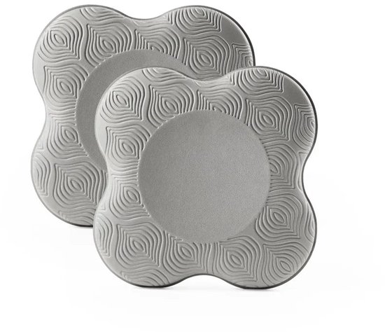 Yoga ondersteunende jelly pads - set van 2 - Myga - grijs