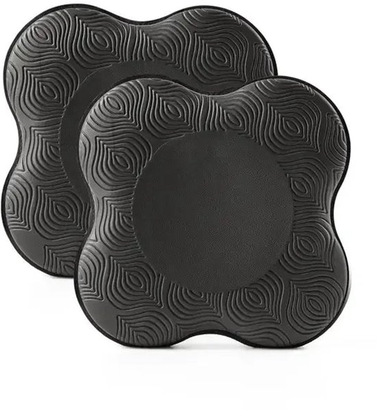 Yoga ondersteunende jelly pads - set van 2 - Myga - zwart