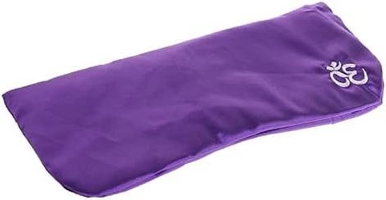 Yoga Oogkussen - Zijden Masker - Oog Ontspanning - Met Lavendel - 24x11cm - Paars