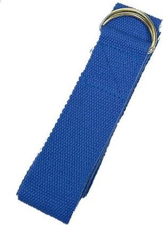 Yoga Riem D-ring Blauw Katoen van Avento