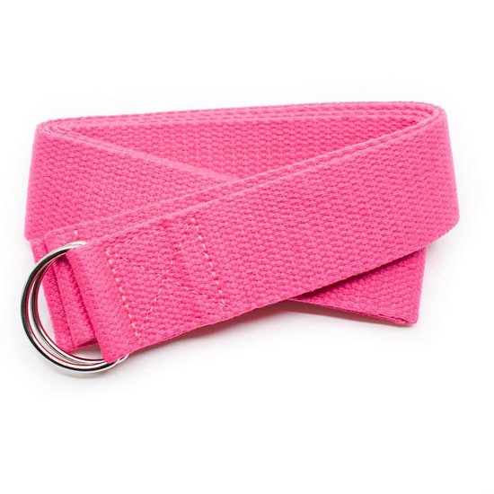 Yoga Riem D-ring Katoen Roze van Merkloos