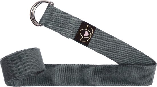 Yoga riem / strap extra lang antraciet - Lotus van Lotus