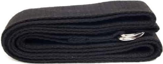 Yoga riem zwart van Merkloos