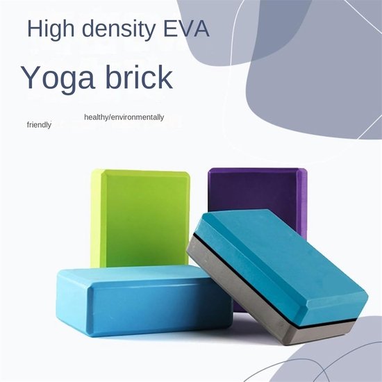 Yoga Schuim Blokken - Pilates Baksteen - Oefening Stabiliteit - Hoge Dichtheid EVA - 23x7.6x15cm - Roze