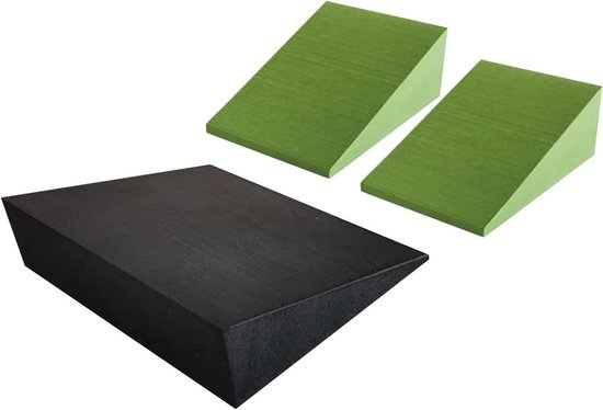 Yoga Schuine Plank - Krachttraining Wig Blok - Oefening Stabiliteit - Betrouwbaar EVA Schuim