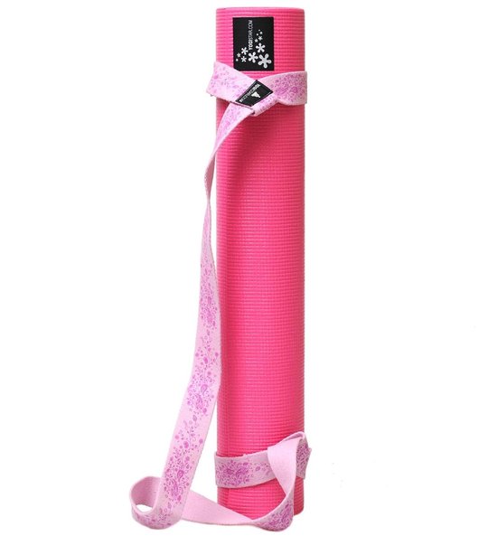 Yoga-Set Carry rose Fitnessmat YOGISTAR van Merkloos
