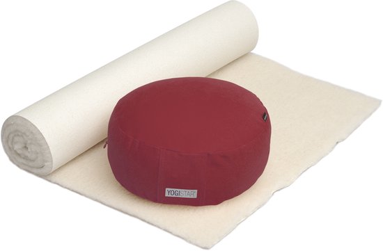 Yoga-Set Comfort Edition - Meditation natur 75 x 200 cm