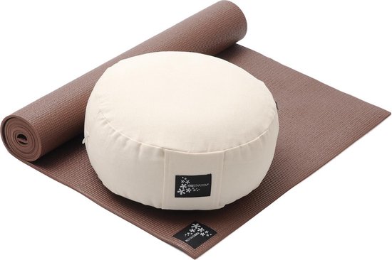 Yoga-Set Starter Edition - Meditatie (Yoga mat + meditatiekussen) choco Fitnessmat YOGISTAR van YOGISTAR