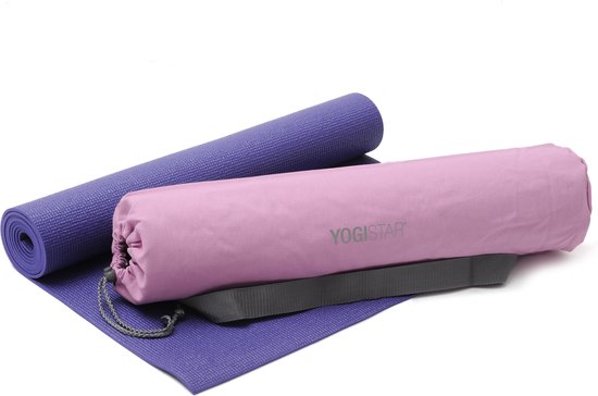 Yoga-Set Starter Edition (Yoga mat + yoga zak) choco Fitnessmat YOGISTAR van YOGISTAR