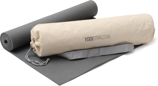 Yoga-Set Starter Edition (Yoga mat + yoga zak) graphit Fitnessmat YOGISTAR van YOGISTAR